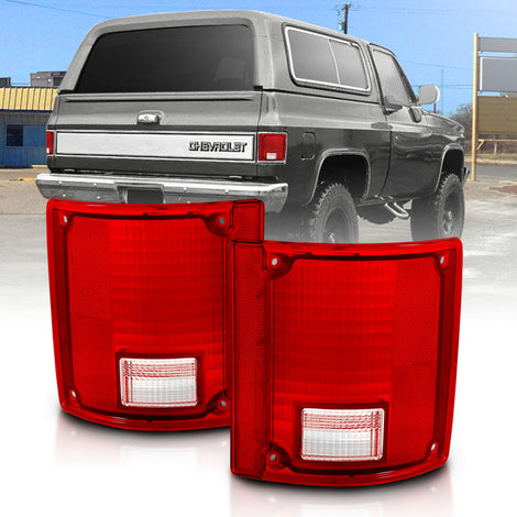 Red/Taillight w/o Chrome Trim <br>78-91 Chevy Blazer, GMC Jimmy
