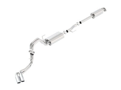 Touring Cat-Back Exhaust System <br> 15-20 Ford F-150 EXCEPT Raptor models