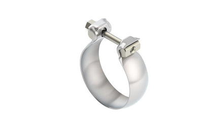 2.75in (70mm) Stainless Steel Half Moon Clamp <br> Universal Fit
