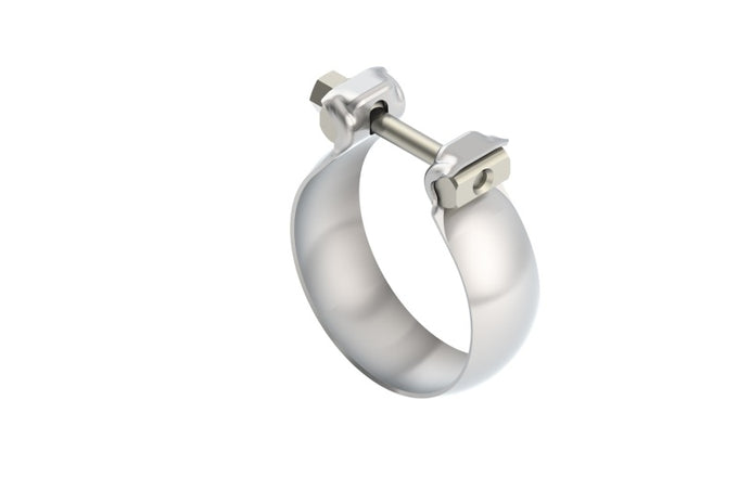 2.75in (70mm) Stainless Steel Half Moon Clamp <br> Universal Fit