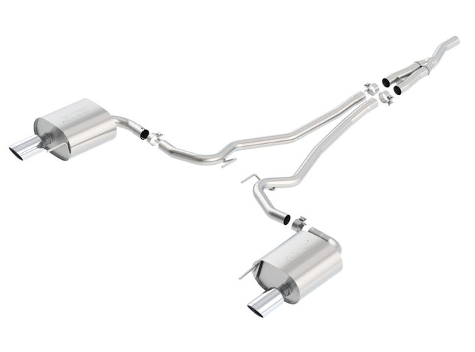S-Type Cat-Back Exhaust System <br> 15-23 Ford Mustang 2.3L L4 Coupe