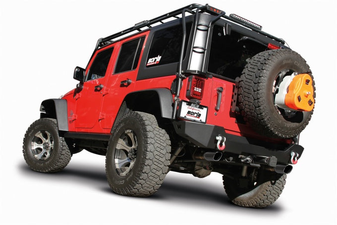 ATAK Axle-Back Exhaust System <br> 12-17 Jeep Wrangler 3.6L 2018 Jeep Wrangler JK