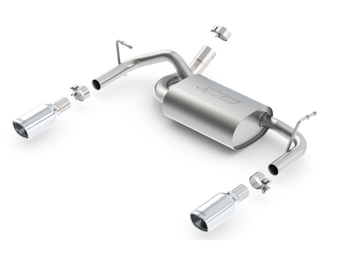Touring Axle-Back Exhaust System <br> 12-17 Jeep Wrangler 3.6L 2018 Jeep Wrangler JK