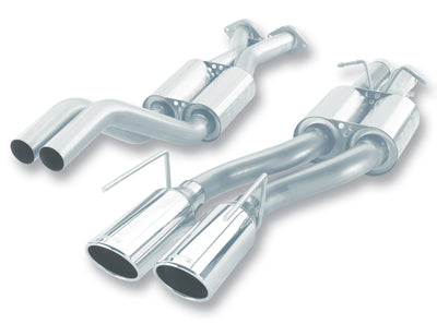 S-Type Cat-Back Exhaust System <br> 06-09 Jeep Grand Cherokee SRT8 6.1L V8