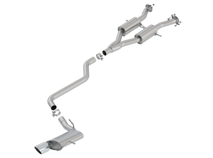 S-Type Cat-Back Exhaust System <br> 14-21 Jeep Grand Cherokee 3.6L V6