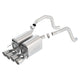 S-Type ll Axle-Back Exhaust System <br> 06-07 Chevy Corvette Base 6L V8 2008 6.2L