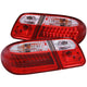 Red/Clear LED Taillights <br> 96-02 Mercedes Benz E Class W210