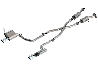 S-Type Cat-Back Exhaust System <br> 14-21 Jeep Grand Cherokee 3.6L V6