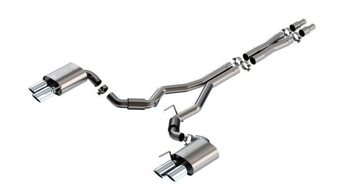 ATAK Cat-Back Exhaust System <br> 2024 Ford Mustang GT Coupe Without Active Exhaust