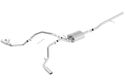 Touring Cat-Back Exhaust System <br> 2014-2019 Chevrolet Silverado GMC Sierra 1500