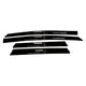 Door Sun Visors Type Smoked Acrylic<br> 06-11 Honda Fit
