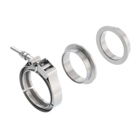 2.5 in. Stainless Steel 3pc V-Band Clamp <br> Universal Fit
