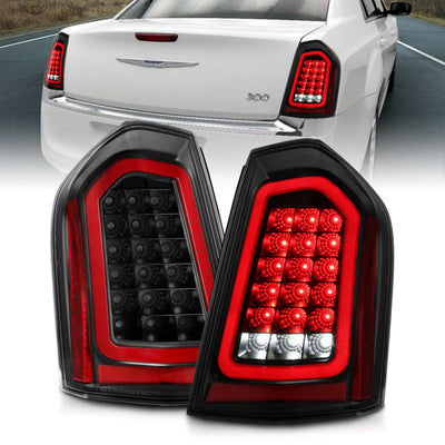 Black LED Sequential Taillights <br> 11-14 Chrysler 300