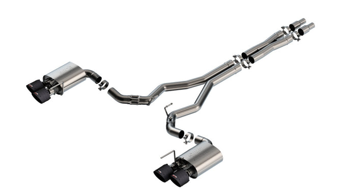 ATAK Cat-Back Exhaust System <br> 2024 Ford Mustang Dark Horse With Active Exhaust