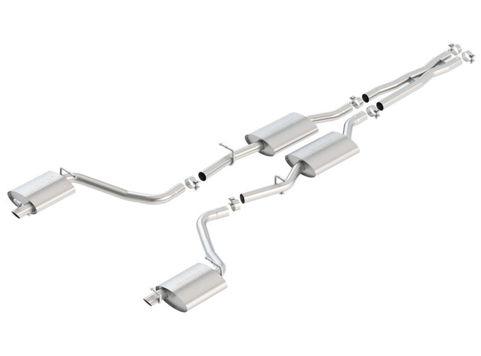 S-Type Cat-Back Exhaust System <br> 15-23 Dodge Challenger 6.2L V8 With MDS