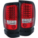 Red/Clear LED Taillights <br> 94-01 Dodge Ram