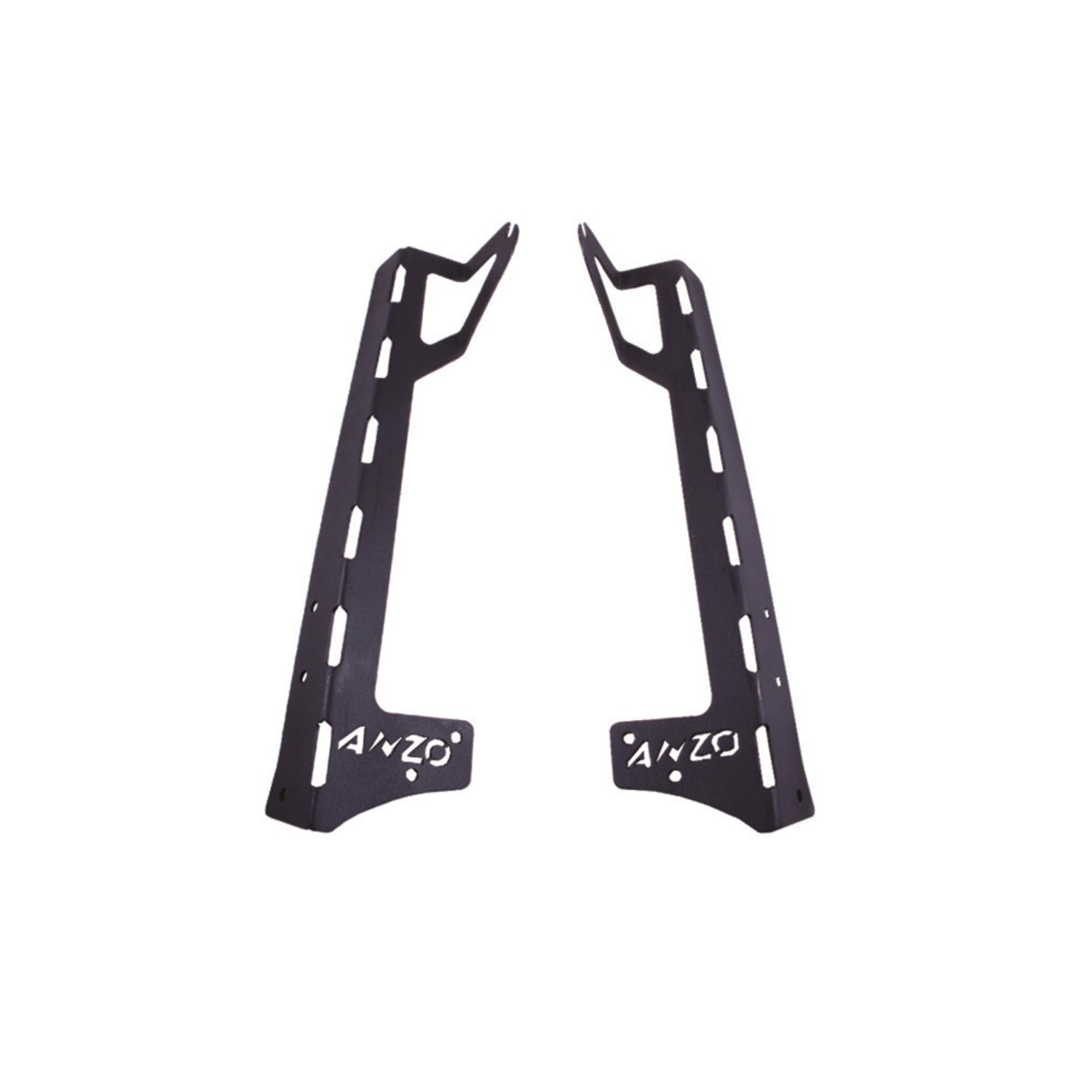 LED Bar Windshield Mounting Brackets<br> 07-15 Jeep Wrangler