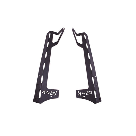 LED Bar Windshield Mounting Brackets<br> 07-15 Jeep Wrangler