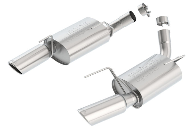 Touring Axle-Back Exhaust System <br> 05-09 Mustang GT 07-09 Shelby GT500 08-09 GT500KR