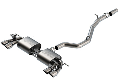 S-Type Cat-Back Exhaust System <br> 18-19 Volkswagen Golf R 2L L4 Hatchback AWD