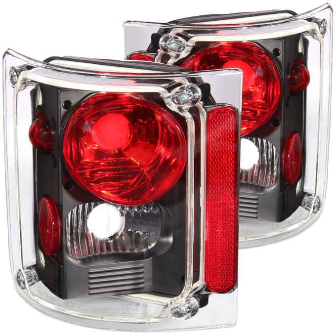 Black Taillights <br> 73-87 Chevy GMC C/K/R/V-Series, Suburban