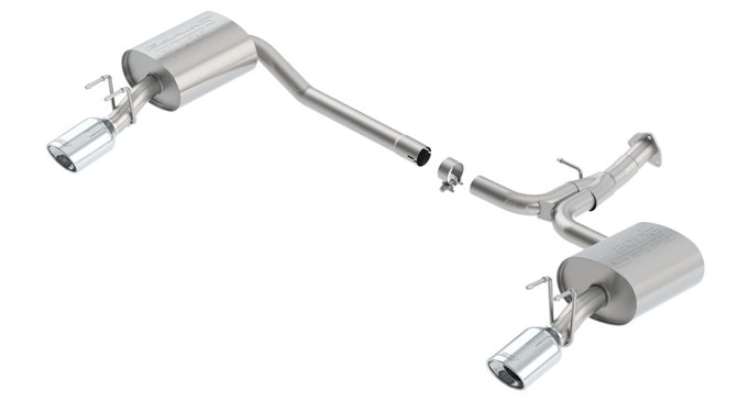 S-Type Axle-Back Exhaust System <br> 16-17 Honda Accord 3.5L V6 Sedan