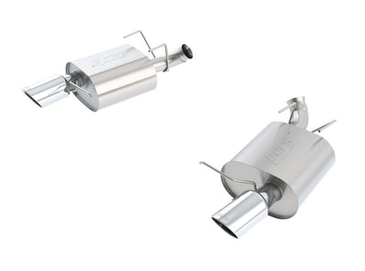 Touring Axle-Back Exhaust System <br> 13-14 Ford Mustang 5L V8