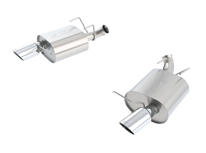 Touring Axle-Back Exhaust System <br> 13-14 Ford Mustang 5L V8