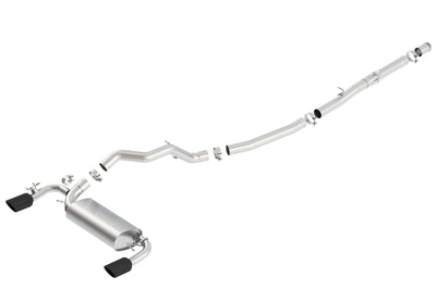 ATAK Cat-Back Exhaust System <br> 16-18 Ford Focus RS With Sound Suppressing Valve