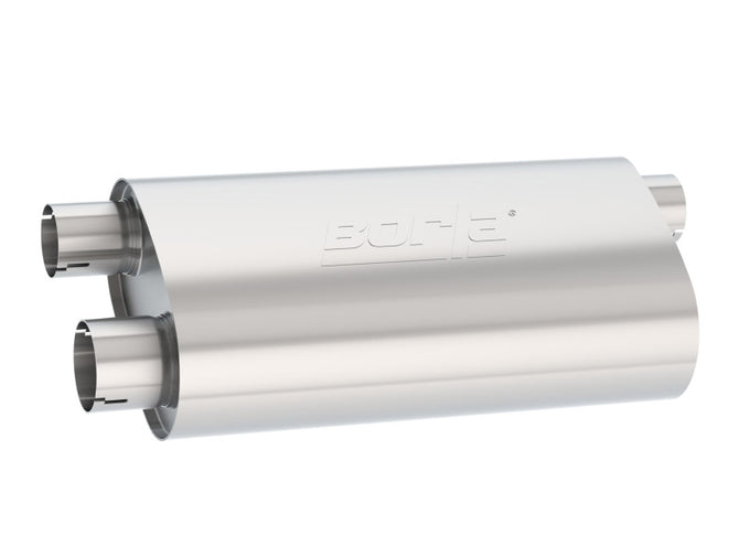 Universal 3in. In/Dual 2.5in. Out Muffler <br> Universal Fit