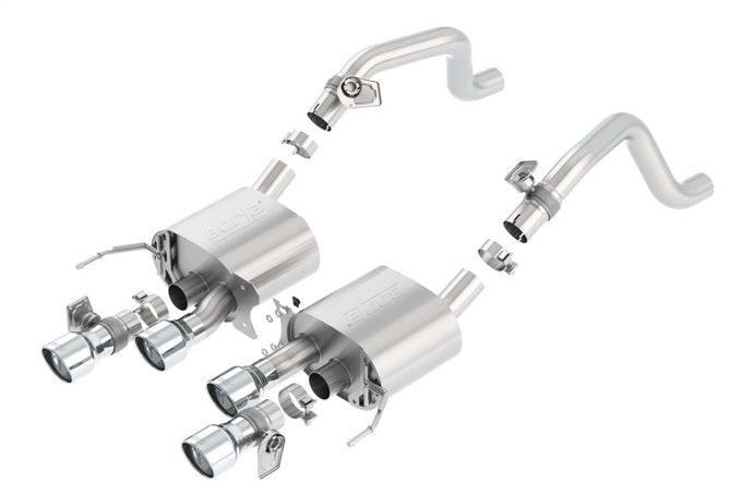 S-Type Axle-Back Exhaust System <br> 15-19 Chevy Corvette Z06 17-19 Grand Sport