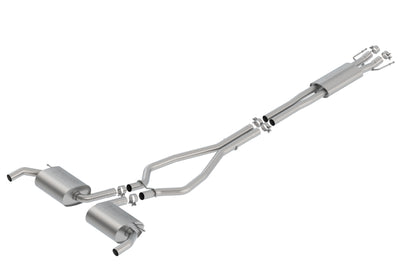 S-Type Cat-Back Exhaust System <br> 19-23 Ford Edge ST 2.7L V6