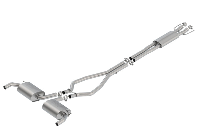 S-Type Cat-Back Exhaust System <br> 19-23 Ford Edge ST 2.7L V6