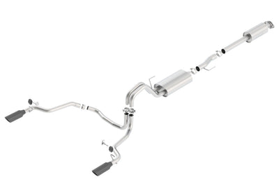 Touring Cat-Back Exhaust System <br> 15-20 Ford F-150 EXCEPT Raptor models