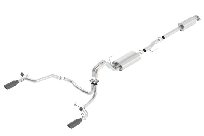 Touring Cat-Back Exhaust System <br> 15-20 Ford F-150 EXCEPT Raptor models