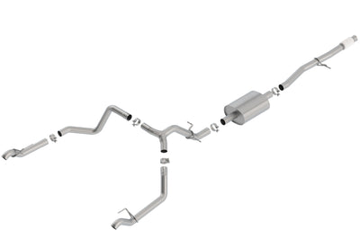 S-Type Cat-Back Exhaust System <br> 19-24 Chevrolet Silverado GMC Sierra 1500