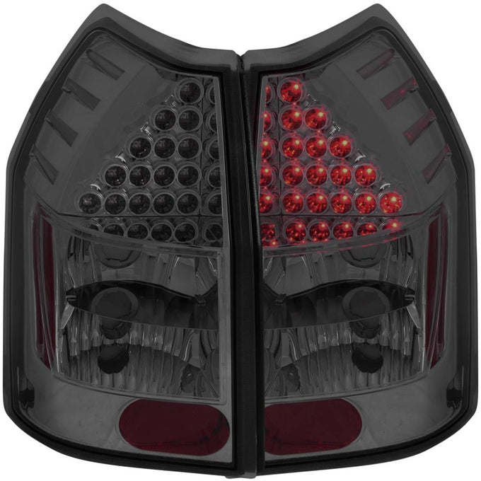 Smoke LED Taillights <br> 05-08 Dodge Magnum