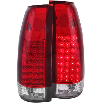 Red Clear G2 LED Taillights <br> 99-00 Cadillac Escalade