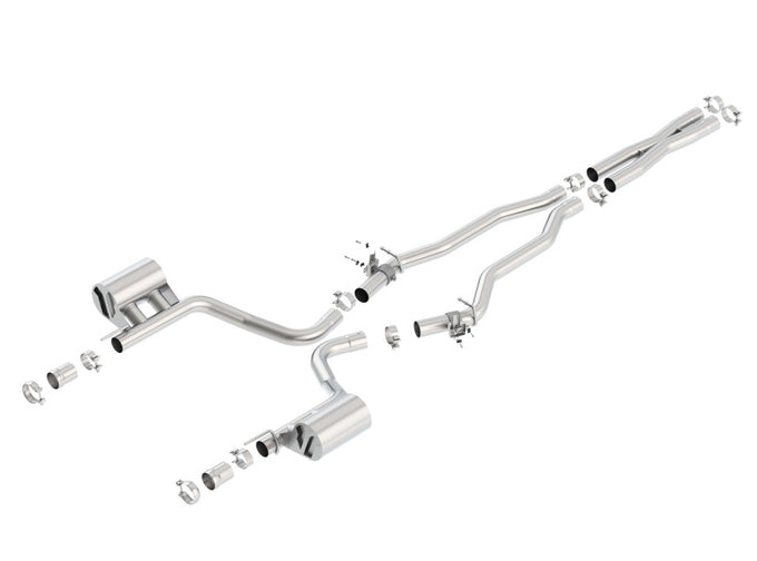 ATAK Cat-Back Exhaust System <br> 15-23 Dodge Challenger 6.4L V8 with MDS