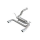 S-Type Axle-Back Exhaust System <br> 18-23 Jeep Wrangler 2L