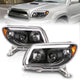 Black Plank Style LED Projector Headlights<br> 06-09 Toyota 4 Runner