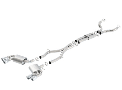 S-Type Cat-Back Exhaust System <br> 16-23 Chevy Camaro SS 6.2L V8