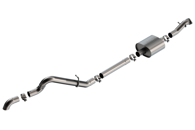Touring Cat-Back Exhaust System <br> 21-24 Ford Bronco 2.3L L4