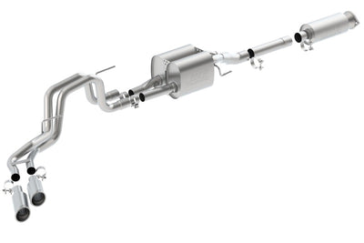 Touring Cat-Back Exhaust System <br> 2010-2014 Ford F-150 SVT Raptor