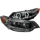 Black LED Halo Projector Headlights <br> 09-12 Acura Tsx