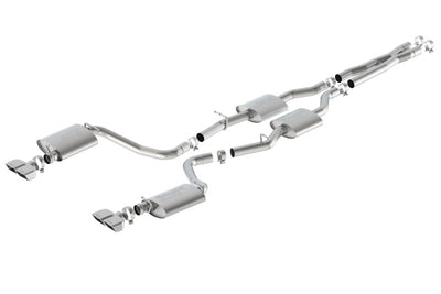 S-Type Cat-Back Exhaust System <br> 15-23 Dodge Challenger 5.7L V8 Without MDS