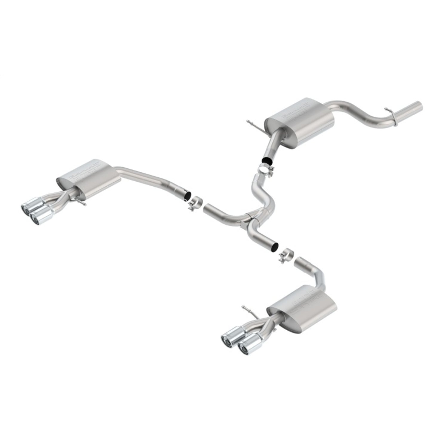 S-Type Cat-Back Exhaust System <br> 16-18 Volkswagen Passat 3.6L V6