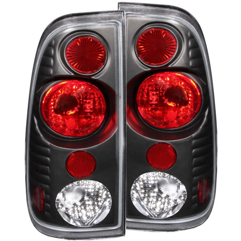Black G2 Taillights <br> 97-03 Ford F-150, 99-07 F-250, F-350 Super Duty
