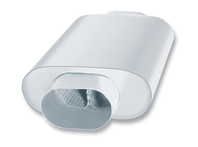 XR-1 Racing 3.5in Oval TubeMuffler <br> Universal Fit