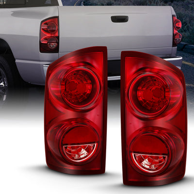 Red Lens Tail Light <br> 07-09 Dodge Ram 1500 2500 3500